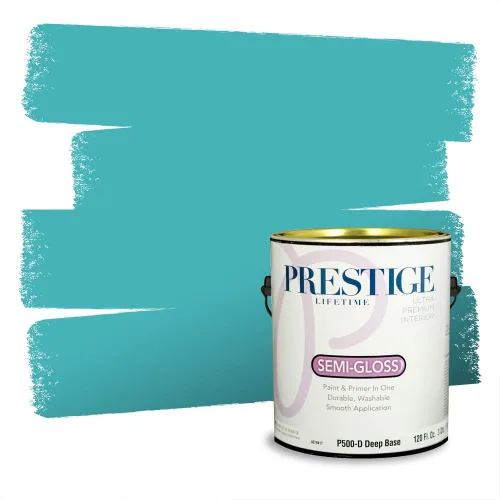 Miniatura 876 de Pintura Exterior + imprimación PRESTIGE, todo-en-uno, 1 galón, acabado mate, color comparable al Valspar* Royal Gray* VS151-Gris real