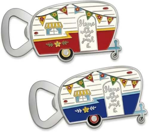 Miniatura 9 de Abrebotellas Magnético para RV con Atrapacorchos, Set de Regalo Único para RV, Imanes Adhesivos para Refrigerador para Fácil Almacenamiento