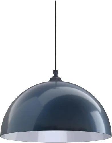 Miniatura 64 de Steel Lighting Co. Melrose - Lámpara colgante Montada en el techo Cúpula redonda de 18 pulgadas Estilo moderno contemporáneo de granja
