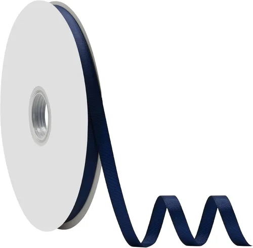 Miniatura 63 de Cinta blanca de grogrén de 1-1/2 pulgadas x 50 yardas para envolver regalos, muy adecuada para decoración de bodas, ramos, manualidades, costura
