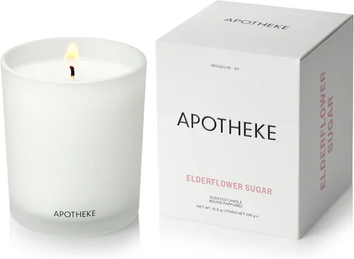 Miniatura 45 de Apotheke Velas perfumadas exclusivas para el hogar, lavanda Hinoki, 10.5 onzas, cera de soja, no tóxica, tarro grande blanco, velas de lujo regalos