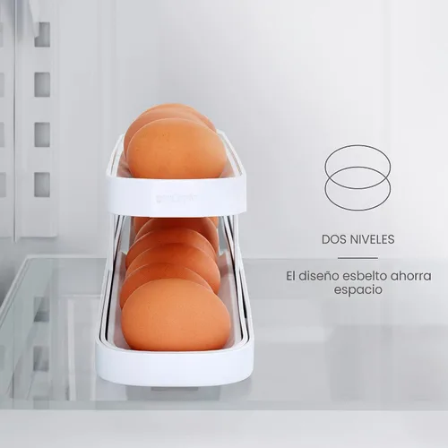 Miniatura 3 de YouCopia RollDown™ Dispensador de huevos enrollable, dispensador y organizador de huevos enrollable que ahorra espacio para almacenamiento