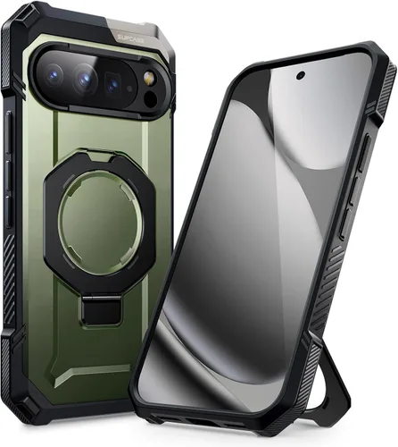 Miniatura 11 de SUPCASE Funda magnética resistente para Google Pixel 10 Pro XL con soporte (agarre Unicorn Beetle), [compatible con MagSafe]