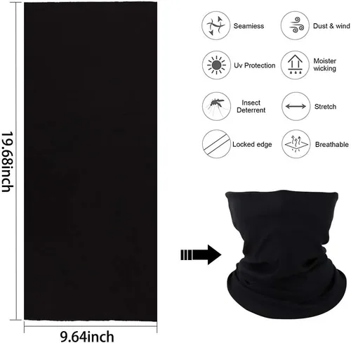 Miniatura 2 de Máscara facial, bandanas, polaina para el cuello, bufanda mágica, diadema para polvo, sol, viento
