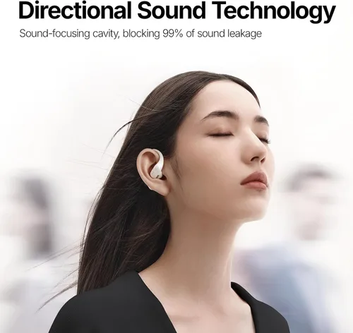 Miniatura 2 de Sanag Auriculares inalámbricos Bluetooth 5.3 con micrófono ENC, los mejores auriculares ligeros de conducción de aire, sonido estéreo de alta
