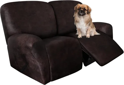 Miniatura 54 de ANARACHON Fundas para Sillas Reclinables Tipo Cuero, 4 Piezas Funda para Sillón Reclinable Lazy Boy, Protector de Muebles - Funda Suave Lavable