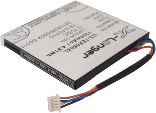 Miniatura 5 de VINTRONS Batería de repuesto de 1300 mAh para TEXAS INSTRUMENTS 1815 F071D, 3.7L1060SP