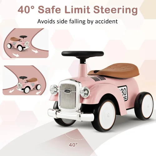 Miniatura 3 de OLAKIDS Auto de Empuje para Montar, Juguete Deslizante de Pie al Suelo para Niños Pequeños con Volante, Bocina, Almacenamiento Debajo del Asiento