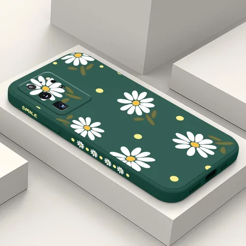 Miniatura 18 de LEECG para Samsung Galaxy S20 Funda, Diseño Creativo Lateral con Forro de Microfibra de Silicona Suave con Patrón de Flores para Cubierta de negro