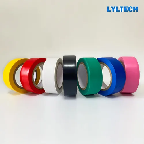 Miniatura 3 de LYLTECH Cinta eléctrica de colores 7 rollos de 3/4 pulgadas por 30 pies, impermeable, fuerte adhesivo, duradero, fácil de envolver, rosa, amarillo