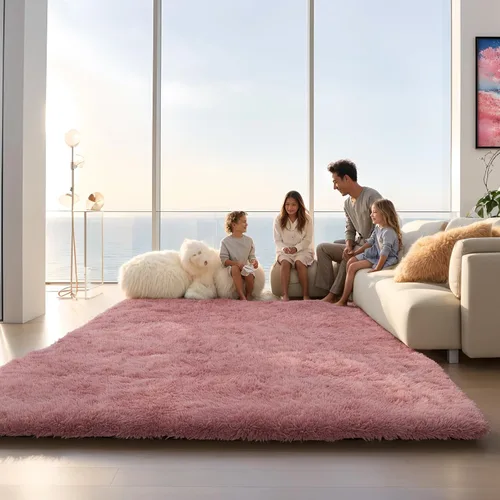 Miniatura 97 de Alfombras circulares súper suaves para niñas, castillo de princesa, tienda de campaña de 5 diámetros, alfombras circulares de área para dormitorio