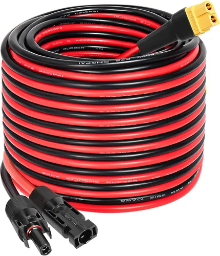 Miniatura 12 de MOOKEERF Cable de extensión solar a XT60 10AWG 20FT conector solar a XT60 Cable adaptador para panel solar a estación de energía portátil Generador