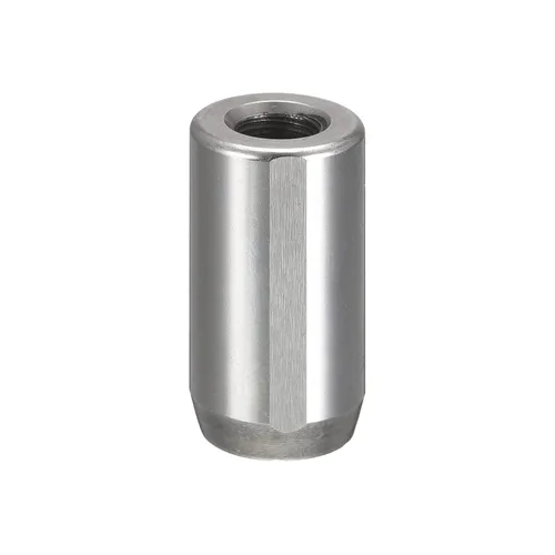 Miniatura 9 de uxcell M8 Pasador de rosca interna 0.512x1.181 in Chaflanado ranura de escape plana Pin cilíndrico Cama Estantería Dispositivos metálicos Pines