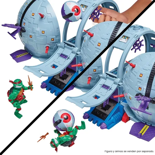 Miniatura 6 de Teenage Mutant Ninja Turtles TMNT Classic Technodrome Playset - Exclusivo de Amazon