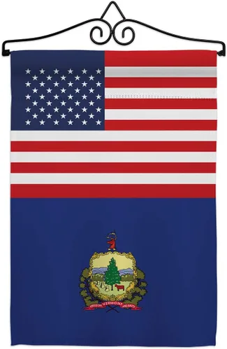 Miniatura 4 de US Vermont Garden Flag Americana States USA American Territories Republic Small Decorative Gift Yard House Banner Double-Sided Made In 13 X 18.5