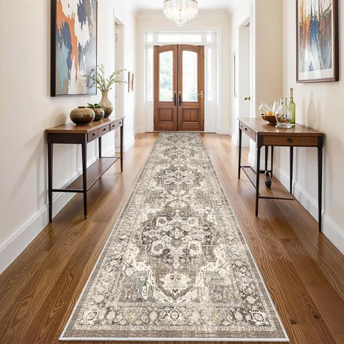 Miniatura 24 de YOUFORTONG Alfombras Corredoras de 2x10 para Pasillos, Alfombra de Cocina Suave, Alfombra Corredera Antideslizante con Respaldo de Goma para Baño