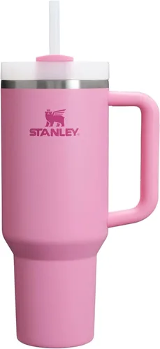 Miniatura 184 de Stanley Quencher H2.0 - Vaso de acero inoxidable con asa, pajilla y tapa FlowState giratoria de 3 posiciones; aislamiento térmico, sin BPA; apto