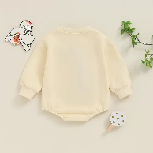 Miniatura 41 de FYBITBO Sudadera de cuello redondo para bebé niña y niño, mameluco de burbujas, camisa de manga larga, traje de San Valentín, ropa de otoño