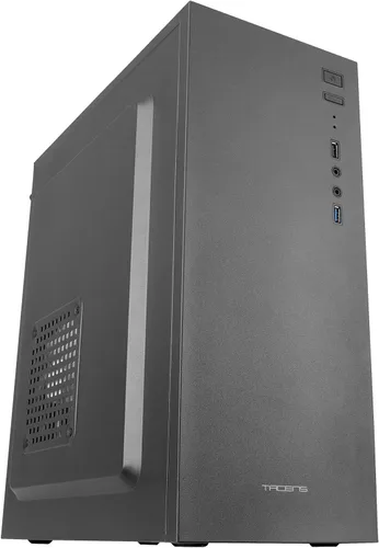 Miniatura 13 de Tacens 2FERROX, ATX Semi-Tower PC Case, ventilador lateral de 4.7 in, rejilla delantera, acero, negro