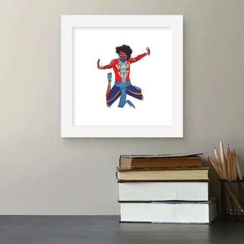 Miniatura 4 de Trends International Gallery Pops Spider-Man: Across the Spider-Verse - Póster de pared de Pavitr Prabhakar de Spider-Man, 12 x 12 pulgadas, versión