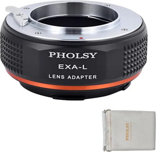 Miniatura 10 de PHOLSY Adaptador de montaje de lente con anillo de control de apertura compatible con lente Sony A Minolta AF a cuerpo de cámara Leica L compatible