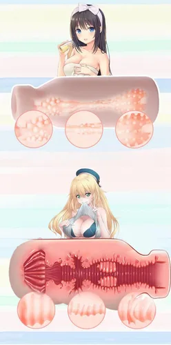 Miniatura 3 de Botella de leche chupando taza de masturbación molde real. Adultos portátil punto G para succión de pene, próstata coño, estimulación sexual