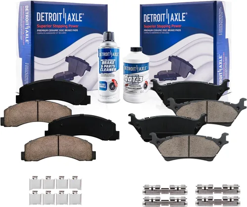 Miniatura 115 de Detroit Axle - Pastillas de freno traseras para Kia Sportage 2017-2022, Hyundai Tucson 2016-2021, pastillas de freno de cerámica 2018 2019 2020