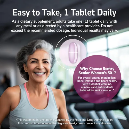 Miniatura 6 de 21st Century Sentry Senior Women 50 Plus Tablets, 100 unidades (27542)