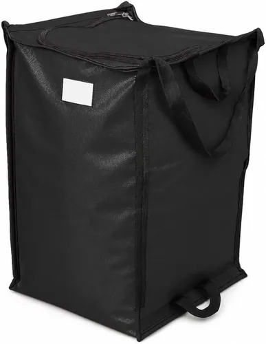 DURASACK XL - Bolsas de almacenamiento resistentes con cremallera de 48 galones, color negro
