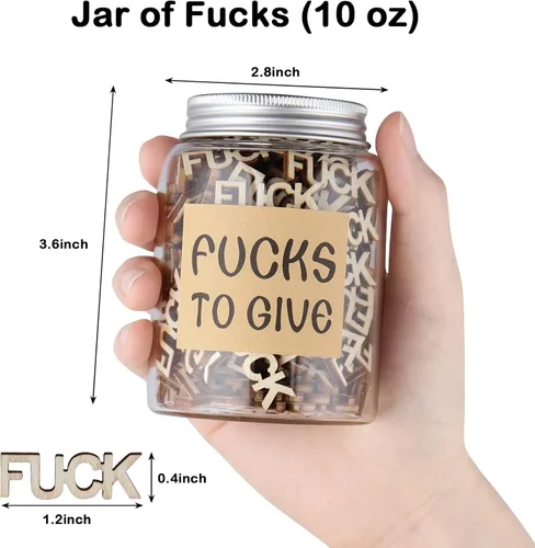 Miniatura 5 de Fucks to Give in a Jar - Tarro de regalo (9 onzas), regalo de cumpleaños, regalo divertido – Día de San Valentín, aniversario, regalo de cumpleaños