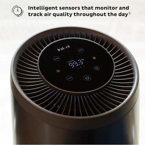 Miniatura 2 de Purificador de aire Instant HEPA Quiet de los creadores de Instant Pot con tecnología de iones de plasma, para habitaciones de hasta 1,940 pies Gris