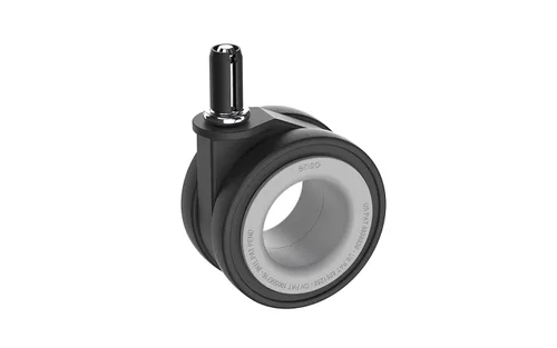 Miniatura 3 de Enso Hubless - Ruedas giratorias resistentes para silla de oficina, juego de 5, ruedas de repuesto de alta calidad de 2.756 in, rollo suave