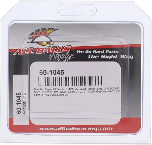 Miniatura 4 de All Balls Racing 60-1045 Kit de reparación de grifo de combustible compatible con/repuesto para Suzuki LT-4WD 250 Quad Runner 1995-1998, LT-F4WDX