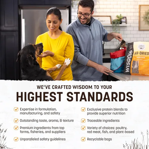 Miniatura 2 de Earth Animal Wisdom - Alimento seco para perros, receta de pollo, alimento seco natural de primera calidad para todas las razas y edades, bolsa de 2