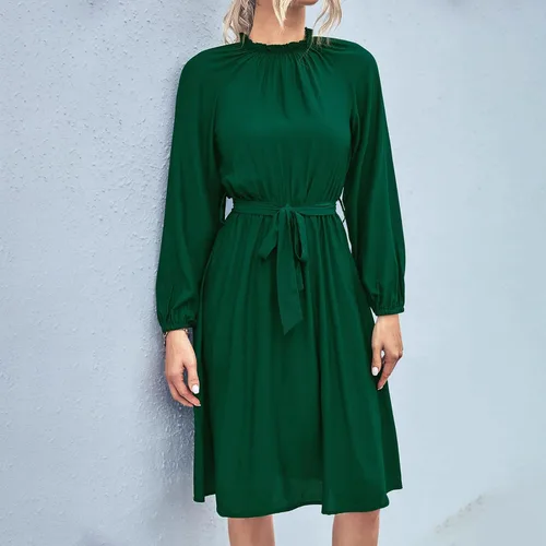 Miniatura 2 de Vestidos de otoño para mujer, vestidos de invitados de boda para mujer, vestidos semiformales para mujer, otoño e invierno, moda casual