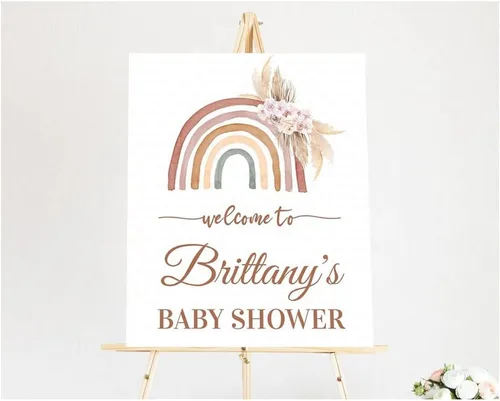 Miniatura 22 de Generic Greenery - Letrero personalizado para baby shower, 12 x 18 pulgadas, plástico, resistente a la intemperie y a la decoloración, letrero