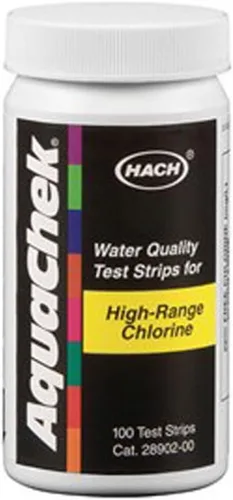 Aquachek 652013 Tiras de prueba de cloro de alta gama