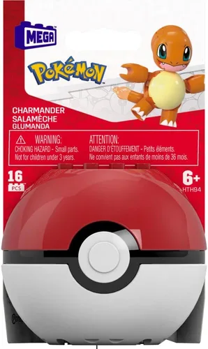 Miniatura 6 de MEGA Pokémon Juguete de construcción Pokémon Evergreen Charmander Ball para niños a partir de 6 años