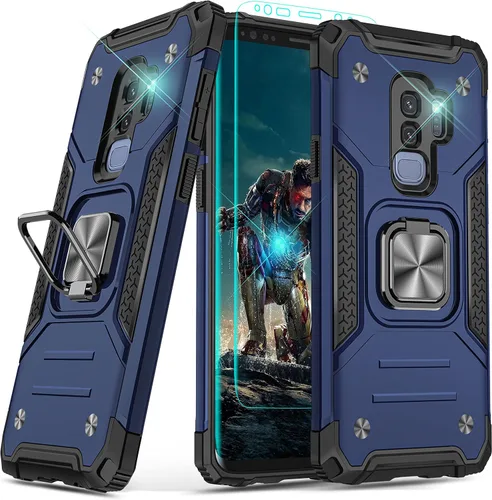 Miniatura 22 de YmhxcY Funda para Galaxy Note 8, funda para Galaxy Note 8 con protector de pantalla curvado 3D, fundas de grado armadura con soporte giratorio