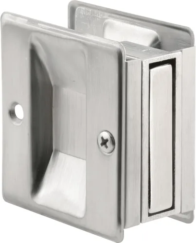 Miniatura 6 de Prime-Line N 7238 - Manija y tirador de puerta de bolsillo, 2-1/2 pulgadas de largo x 1-3/8 pulgadas de ancho x 2-3/4 pulgadas de profundidad