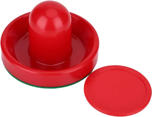 Miniatura 3 de VGEBY Empujadores de hockey de aire, discos ligeros de repuesto de hockey de aire y porteros deslizantes para mesas de juego (S), Como se muestra