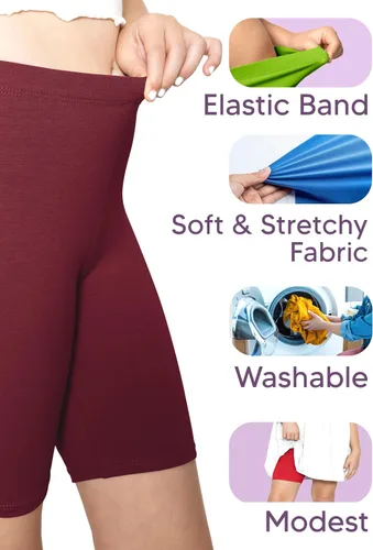 Miniatura 4 de STRETCH IS COMFORT Pantalones cortos de algodón para niña y leggings hasta la rodilla 4-16