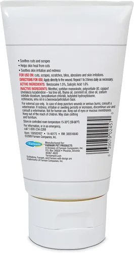 Miniatura 11 de Sulfodene, pomada de 3 vías para perros, S, Blanco