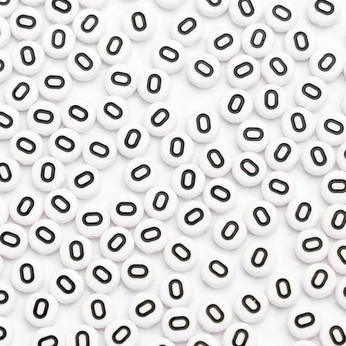 Miniatura 7 de 500 cuentas acrílicas de letras de 0.236 x 0.157 pulgadas, cuentas del alfabeto para hacer joyas, letras A E I O U, cuentas para hacer pulseras