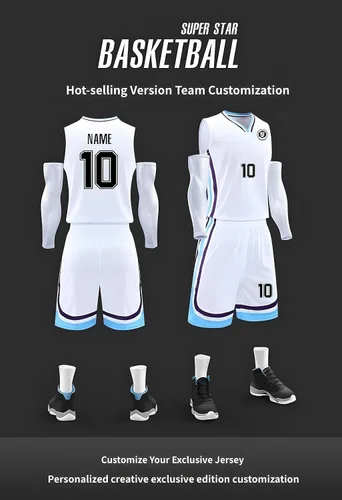 Miniatura 5 de Camisetas de baloncesto personalizadas con cualquier nombre y número del equipo, camisetas de baloncesto para hombres, niños, adultos, conjunto