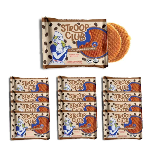 Miniatura 17 de Stroop Club Stroopwafel de Caramelo Orgánico Infusionado con Chai Indulgencia Vegana, a Base de Plantas y Aprobada por los Holandeses - 24