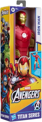 Miniatura 6 de AVENGERS Marvel Titan Series Iron Man - Figura de acción de 11.5 pulgadas (11.5 in), figuras de superhéroes y juguetes para niños, a partir de 4 años