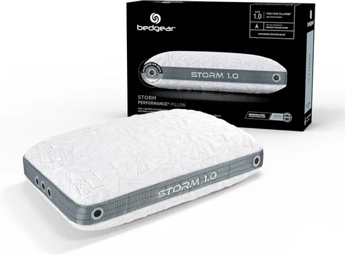 Miniatura 16 de Bedgear Storm Cuddle Curve - Almohada de rendimiento – Tamaño 3.0 – Almohada de cama refrescante para personas que duermen de lado – Firmeza media