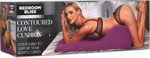 Miniatura 11 de Bedroom Bliss - Cojín contorneado para hombres, mujeres y parejas. Diseño ergonómico con curvas para posicionamiento sexual y penetración profunda.