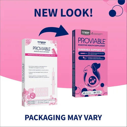 Miniatura 2 de Nutramax Probióticos proviables para perros y gatos pequeños, kit de apoyo para la diarrea, suplemento de salud digestiva con múltiples cepas